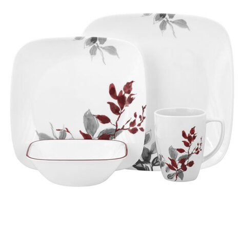 corelle kyoto leaves 16 piece se